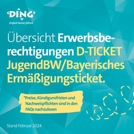 Flyer Erwerbsmöglichkeiten D-Ticket